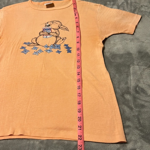 Vintage 70s Budweiser Bunny Tshirt Paper Thin Tee 1970s collecters - Picture 6 of 8